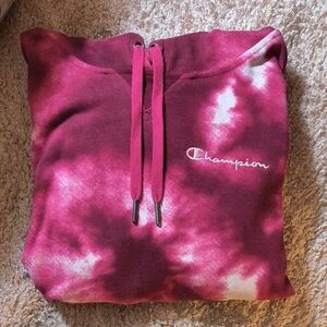 Champion Maroon Hoodie Size S